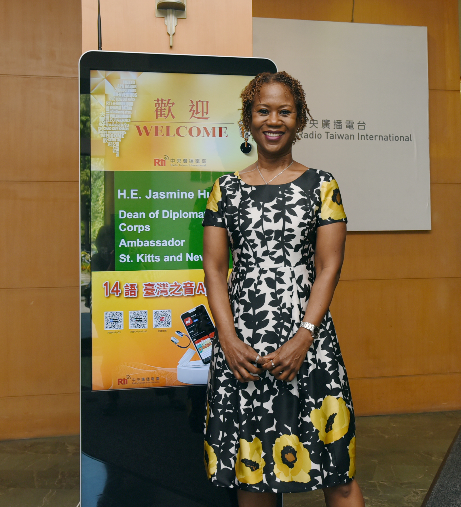 A seasoned diplomat in Taiwan, Amb.Jasmine Huggins