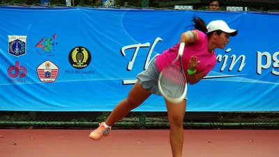 Taiwanese player reaches doubles final of junior tennis event