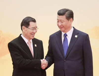 Former VP Vincent Siew in Beijing to attend APEC leaders’ summit