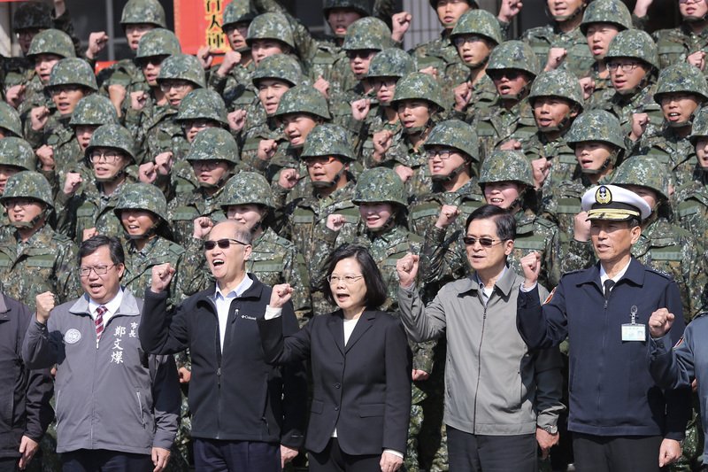 Tsai thanks military engineers for disaster relief