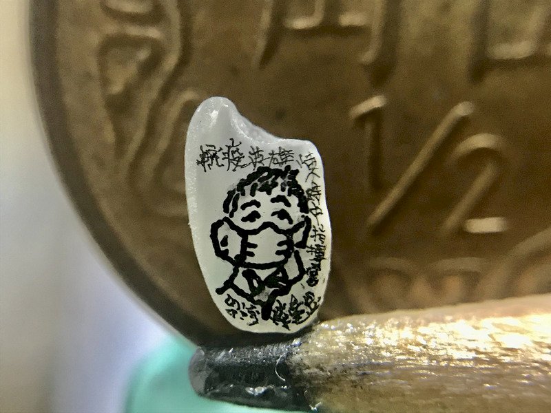 On a grain of rice
