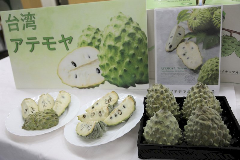 Taiwan’s “pineapple sugar-apples” headed to Japan
