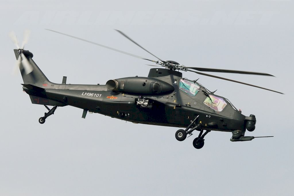 Chinese WZ-10 attack helicopter crosses Taiwan Strait median line