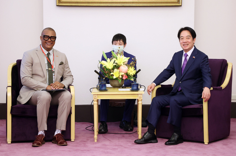 Vice President Lai hopes to strengthen ties with Saint Christopher and Nevis