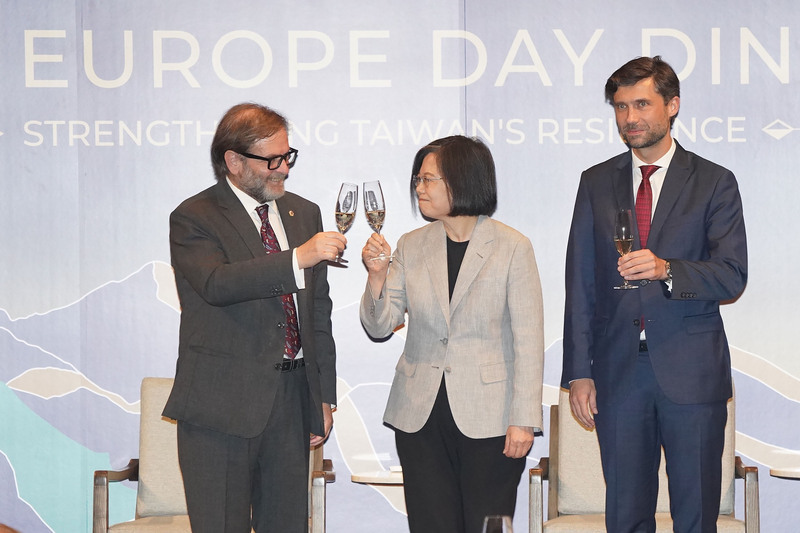 President Tsai pushes for BIA at Europe Day Dinner