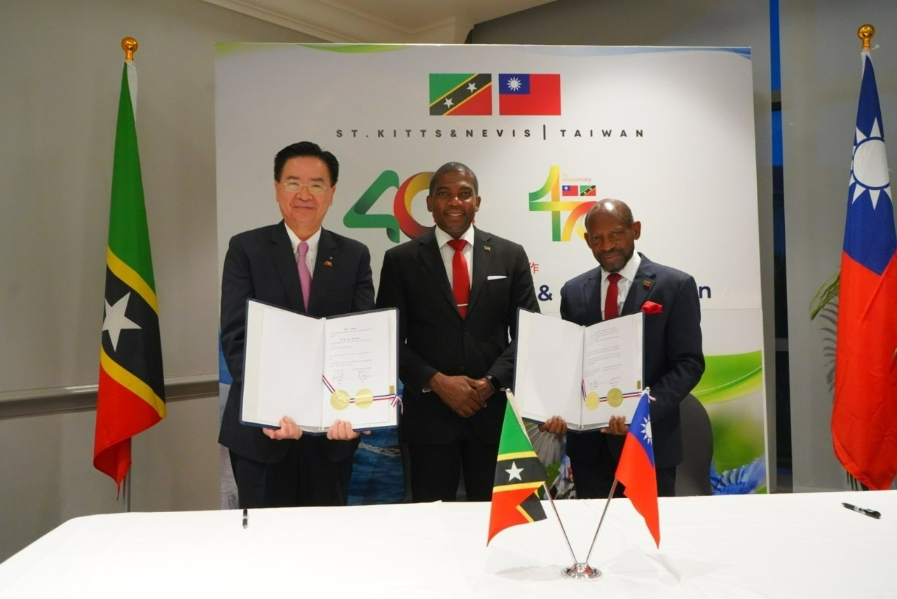 Taiwan and St. Kitts and Nevis celebrate 40 years of diplomatic ties