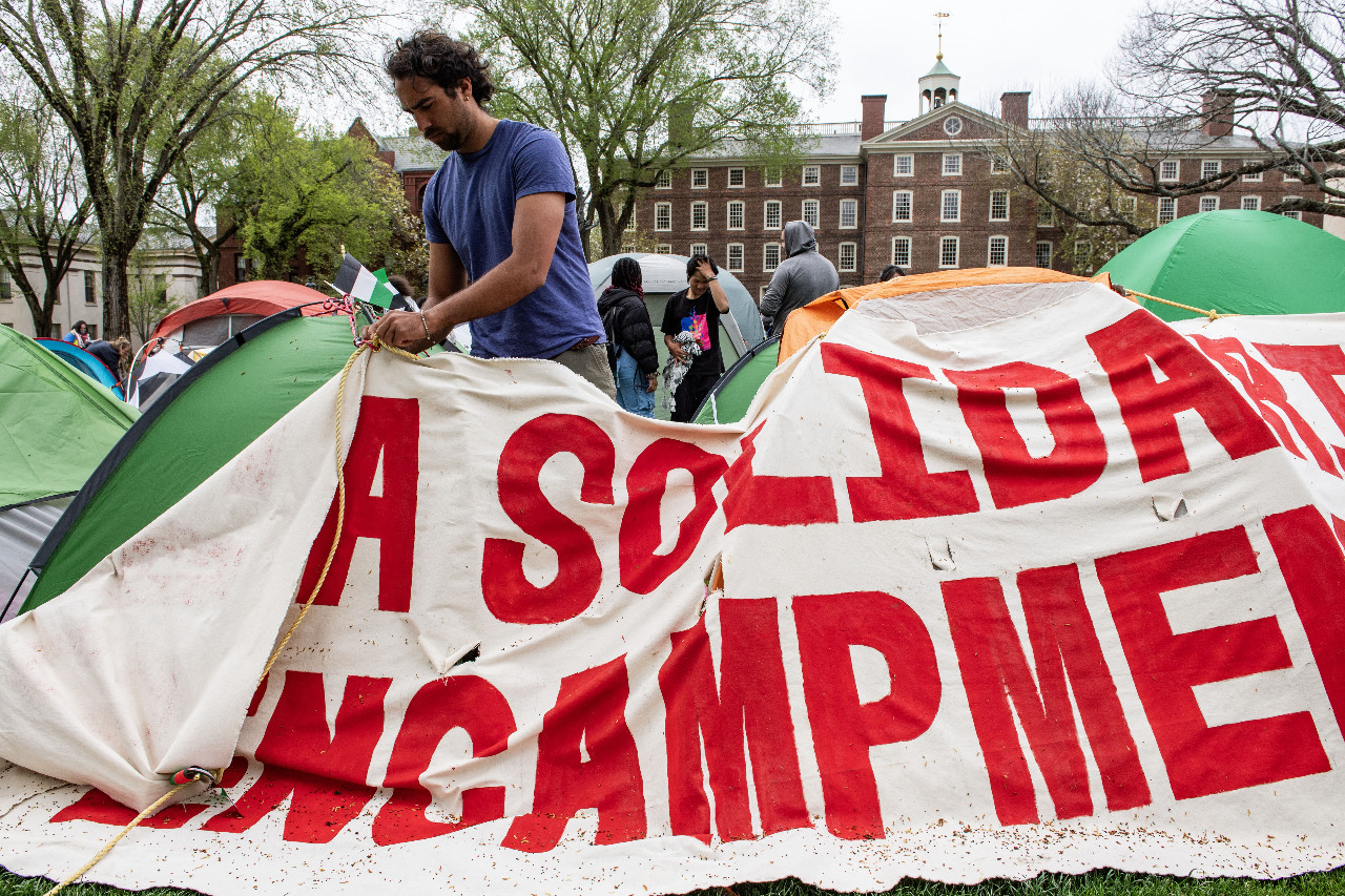 Brown University strikes deal with student protesters
