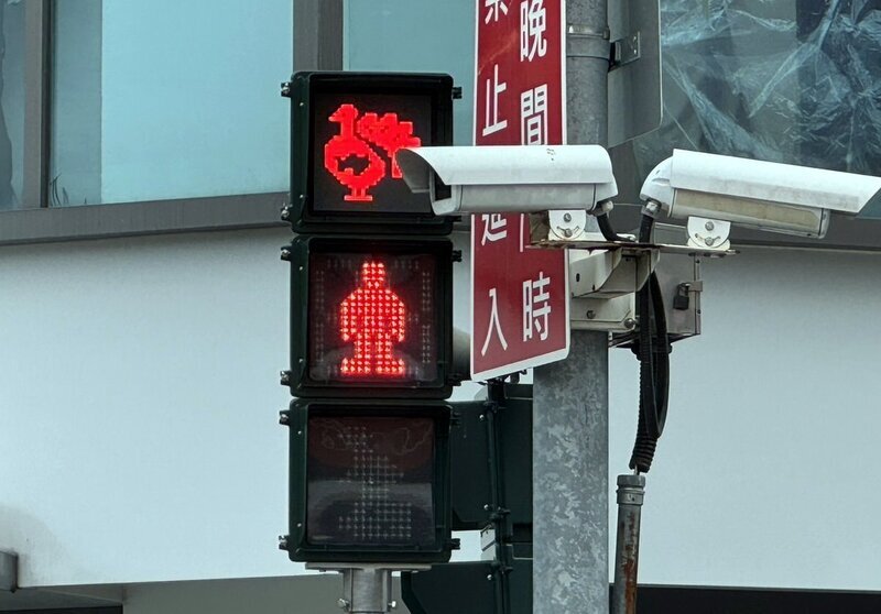 WATCH: Bear-y entertaining traffic lights