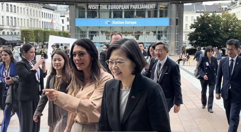 Tsai thanks European friends for support in the global arena