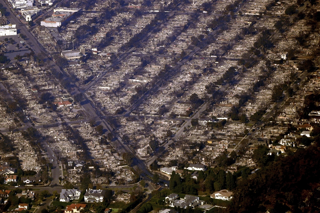 Wildfires ravage Los Angeles, killing dozens and displacing thousands